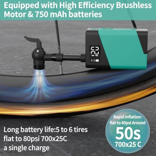 Mini electric rechargeable pump with LED display — photo 4