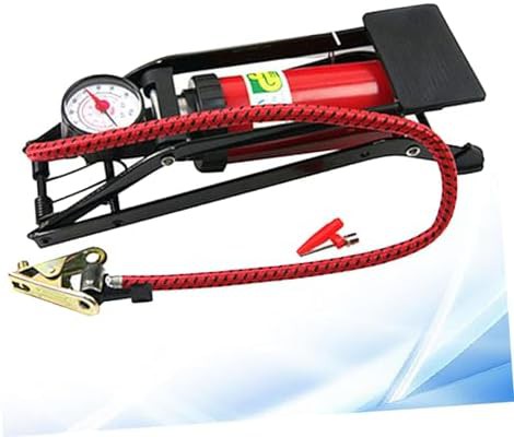 High Pressure Metal Foot Pump with Gauge — photo 5