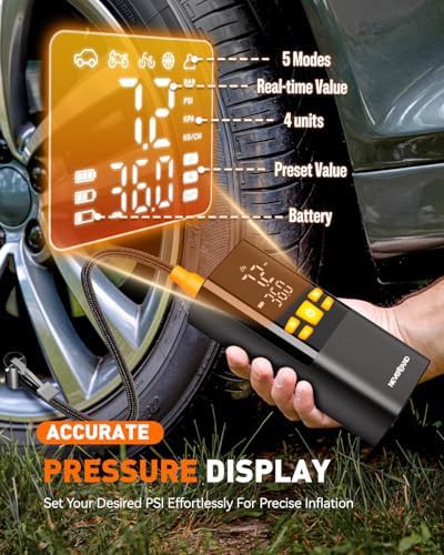 Portable electric inflator with auto shutoff — photo 3