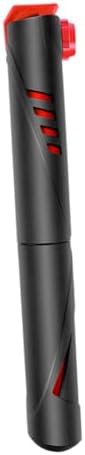 Silver manual portable bicycle floor pump