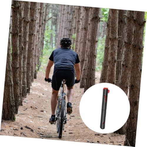 Silver manual portable bicycle floor pump — photo 5