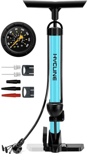 High Pressure Floor Pump with Precision Gauge