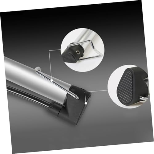 Silver Mini High Pressure Floor Pump — photo 4