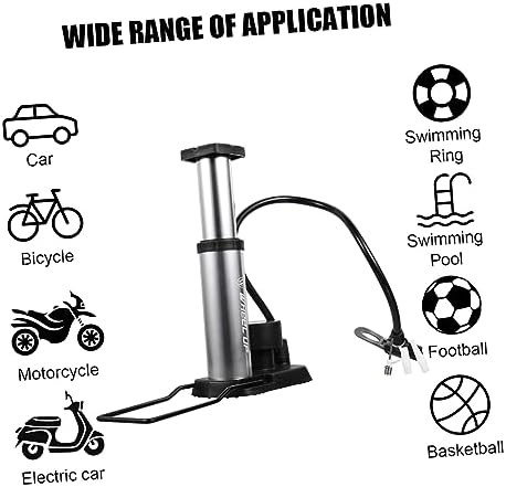 Aluminum Alloy Foot Pump with Gauge — photo 3