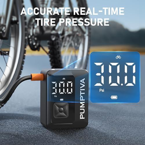 Black Electric Tire Inflator with LED Light — photo 4