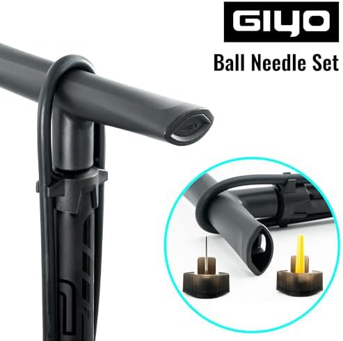 Steel Barrel Floor Pump with Dual Scale Gauge — photo 4
