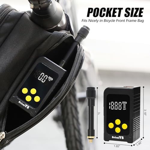 Fast Inflate Electric Mini Bike Pump — photo 4