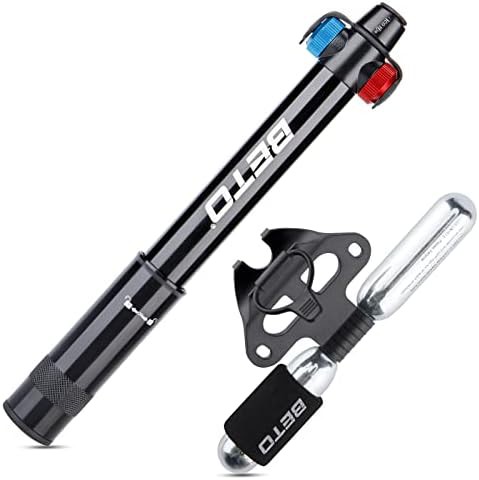 Mini Bike Pump with Integrated CO2