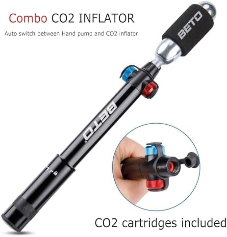 Mini Bike Pump with Integrated CO2 — photo 3