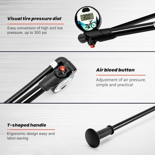Black Digital Shock Pump 300 PSI — photo 3