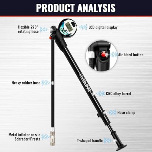 Black Digital Shock Pump 300 PSI — photo 5