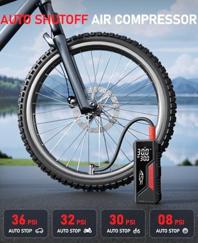 Dual Power Portable Electric Air Compressor — photo 3
