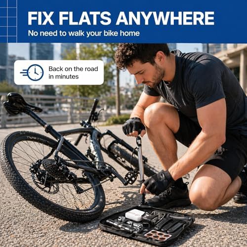 Emergency Bike Tire Repair Kit with Pump — photo 4
