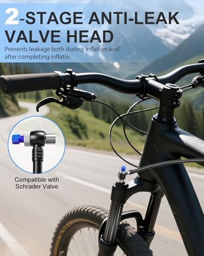 Mountain Suspension Shock Pump with Gauge — photo 4