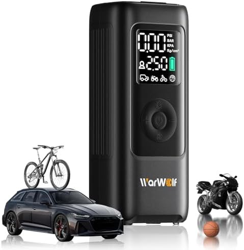 Portable Electric Air Compressor with LED Light