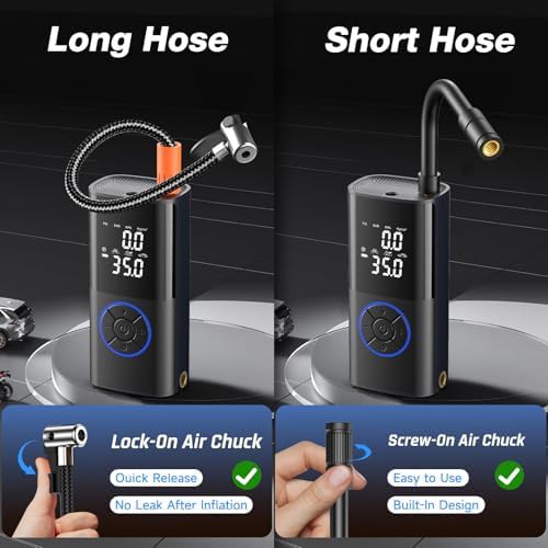 Electric Tire Inflator with LED Light — photo 4