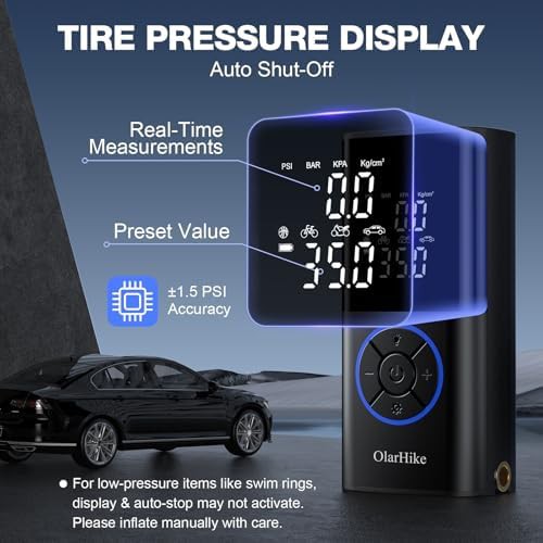 Electric Tire Inflator with LED Light — photo 5