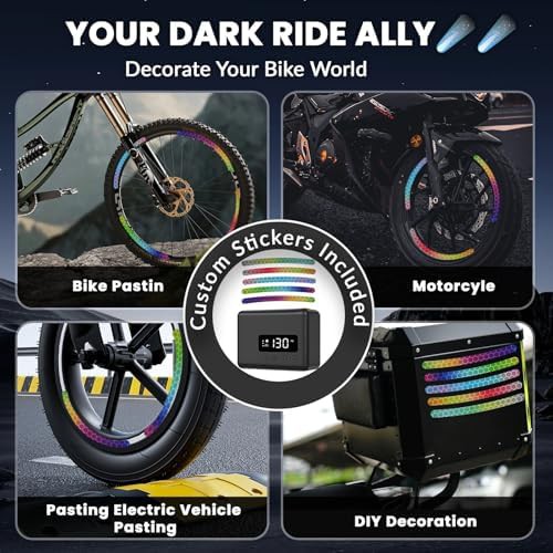 Reflective Mini Bike Pump with Gauge — photo 4