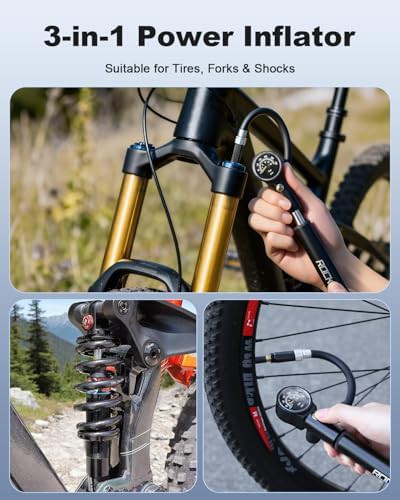 Portable Mini Shock and Fork Pump — photo 3