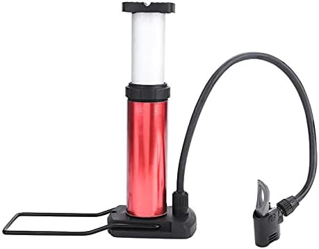 Red Aluminum Alloy Foot Activated Mini Pump