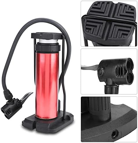 Red Aluminum Alloy Foot Activated Mini Pump — photo 3