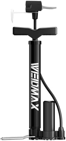 Black Portable Bicycle Hand Pump for Strollers
