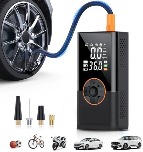 Cordless Electric Air Pump with Gauge