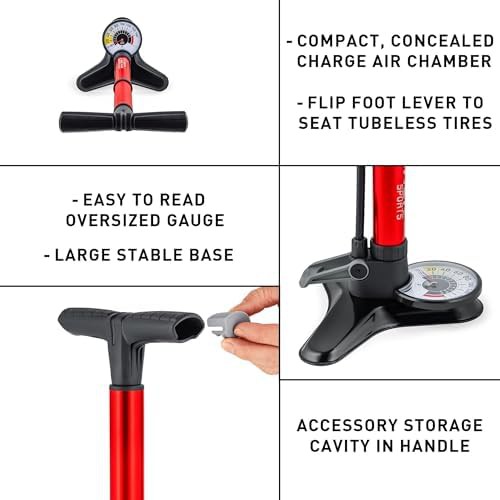 Pneuma Compact Tubeless Floor Pump — photo 3