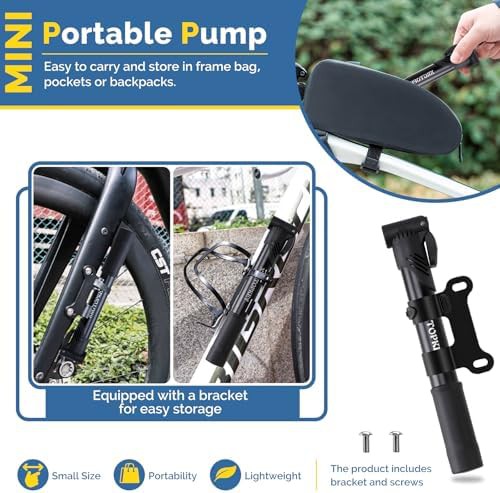 Mini Pump with Flexible Hose 100 PSI — photo 5