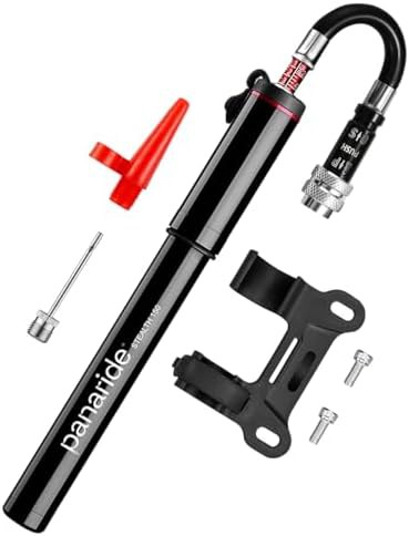 Mini Bike Pump with Retractable Flexible Hose