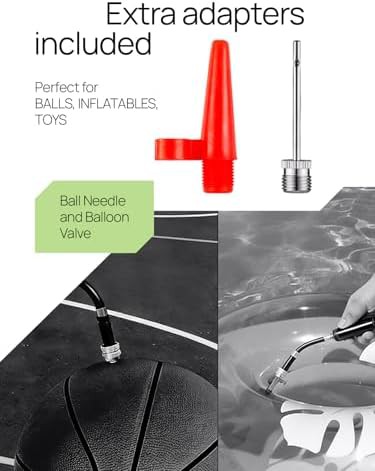 Mini Bike Pump with Retractable Flexible Hose — photo 3