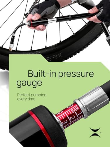 Mini Bike Pump with Retractable Flexible Hose — photo 4