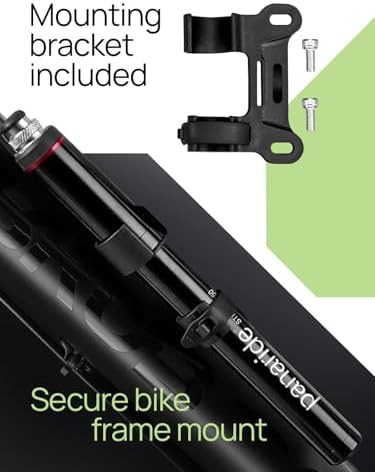 Mini Bike Pump with Retractable Flexible Hose — photo 5