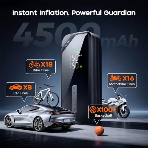 Electric Cordless Inflator with Digital Gauge — photo 4