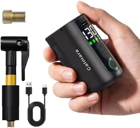 Electric Mini Bicycle Pump with Digital Gauge