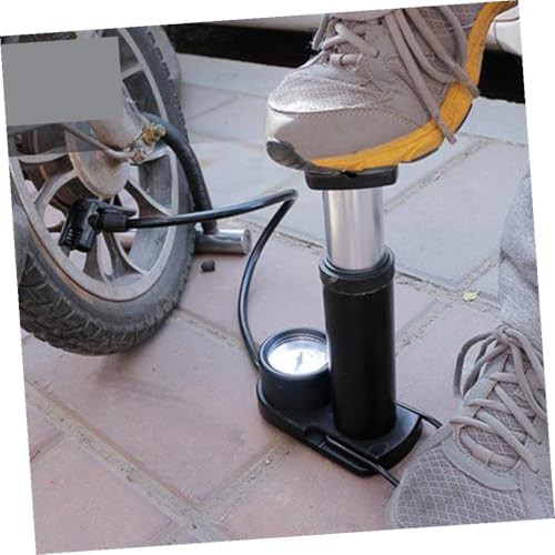 Black Foot Activated Pump with Pressure Gauge — photo 4