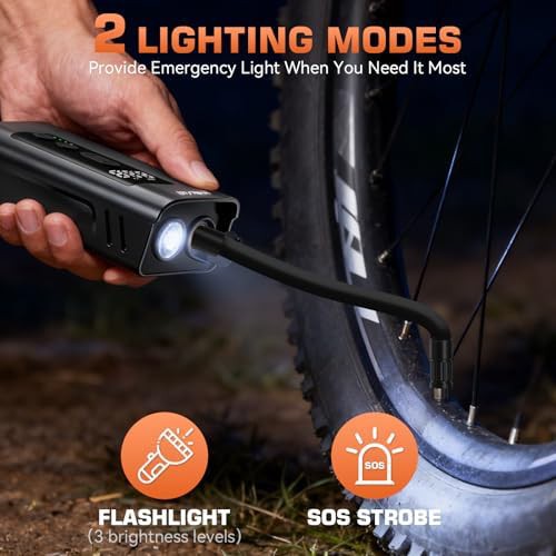 Mini Electric Pump with Integrated LED Headlight — photo 3