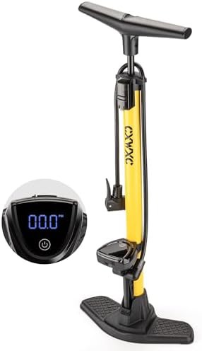 Digital gauge floor pump 140 psi tyre tool
