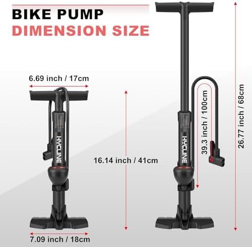 Durable Floor Pump with Auto Dual Valve — photo 3