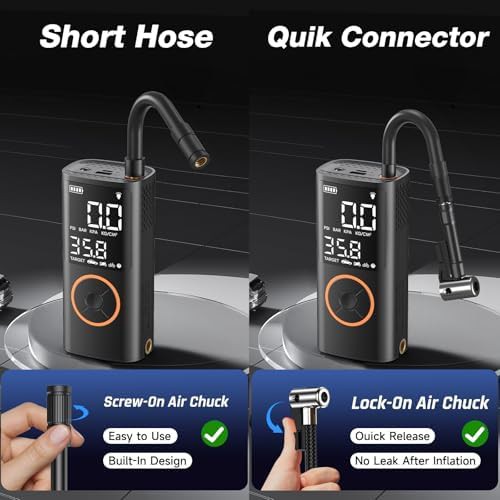 Compact Electric Bike Tire Pump — photo 4