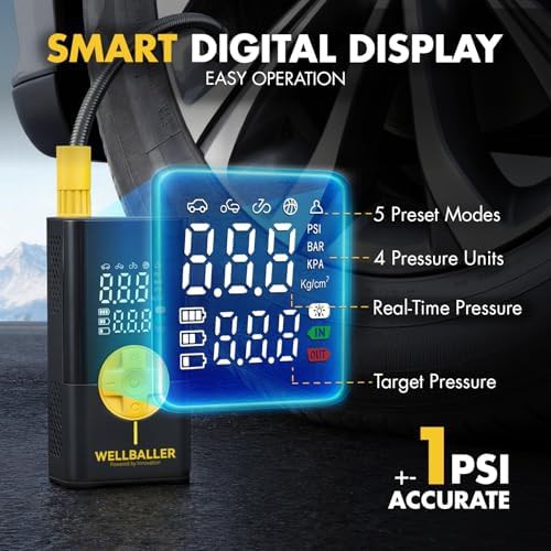 Portable Electric Air Compressor with Digital Gauge — photo 4