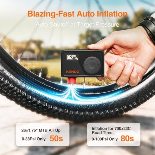 Portable Electric Inflator with Digital Pressure Gauge — photo 3