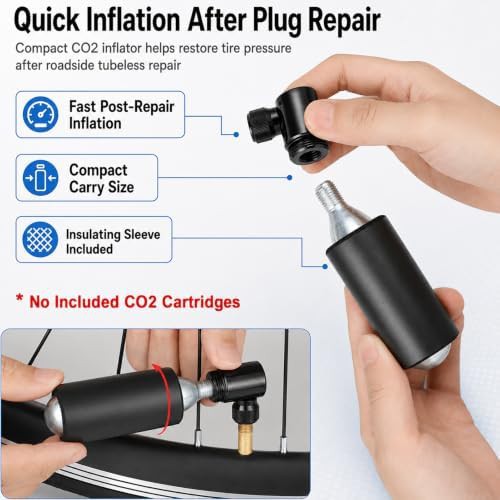 Tubeless Repair Kit with CO2 Inflator — photo 4