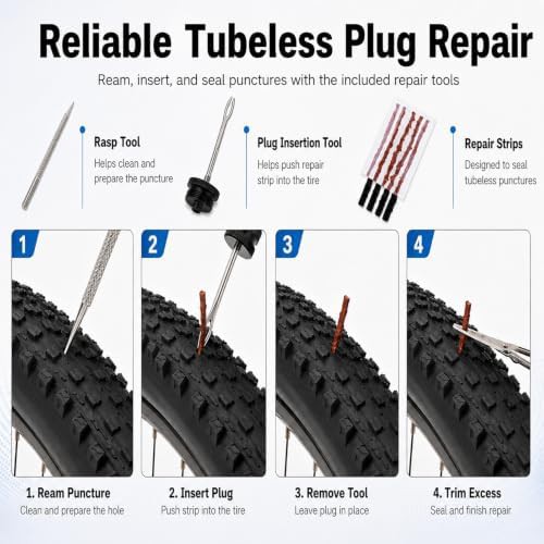 Tubeless Repair Kit with CO2 Inflator — photo 5
