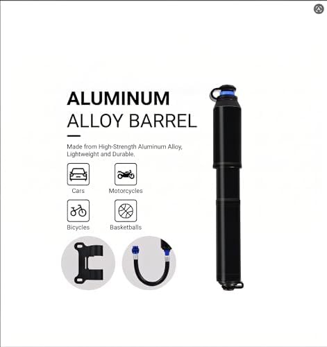 Aluminum Mini Pump 120 PSI Presta — photo 4