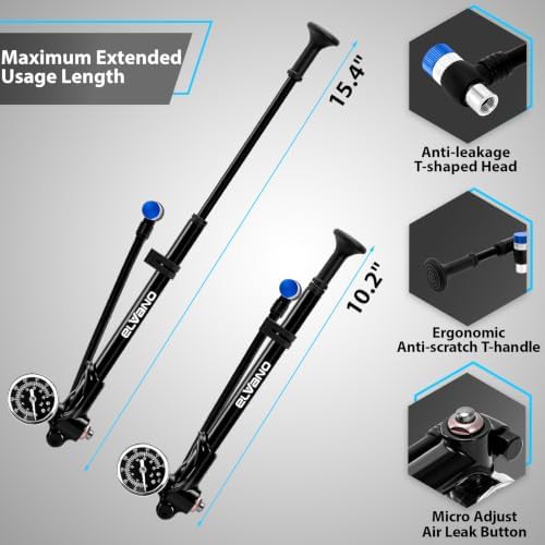Black Alloy Suspension Pump with Gauge — photo 3