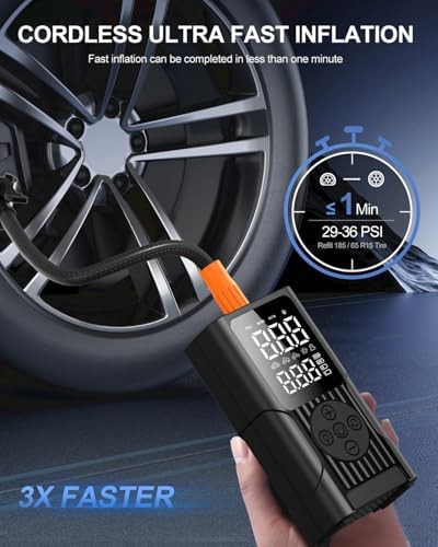 Cordless electric pump with digital gauge — photo 3