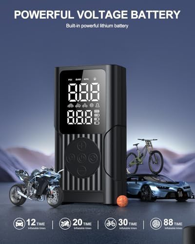 Cordless electric pump with digital gauge — photo 4