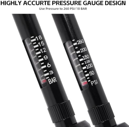 High Pressure Frame Pump with Integrated Gauge — photo 5