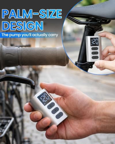 Rechargeable electric bicycle air pump — photo 3